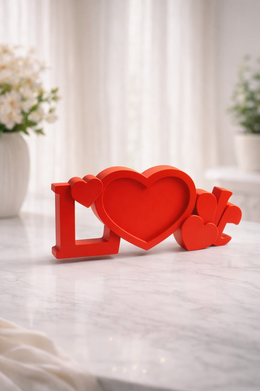 Love fényképtartó – szívekkel díszítve