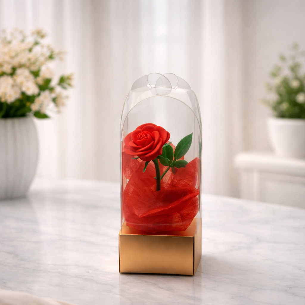 Rózsa ajándékdobozban