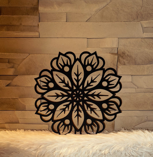 3D Nyomtatott Fali Dekoráció - mandala